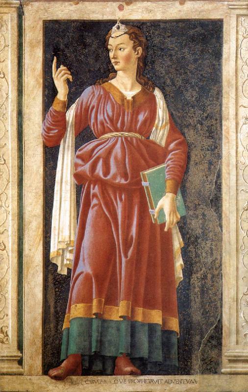 Andrea del Castagno Famous Persons: The Cumean Sibyl Spain oil painting art